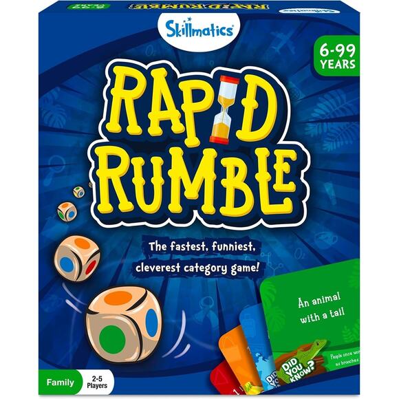 Skillmatics Rapid Rumble - Fast-Paced Board Game for Kids Teens & Adults Fun ... - Picture 1 of 8